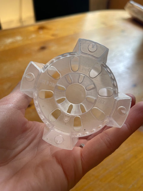 Pots transparents diamètre 10 centimètres